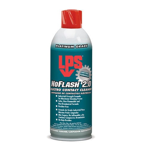 Detergente per contatti elettrici - NoFlash® 2.0 - LPS Laboratories - per plastica / non infiammabile