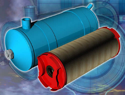 Carter per filtro a cartuccia - FEC / CFE / CPE series - FAI FILTRI - per liquido refrigerante