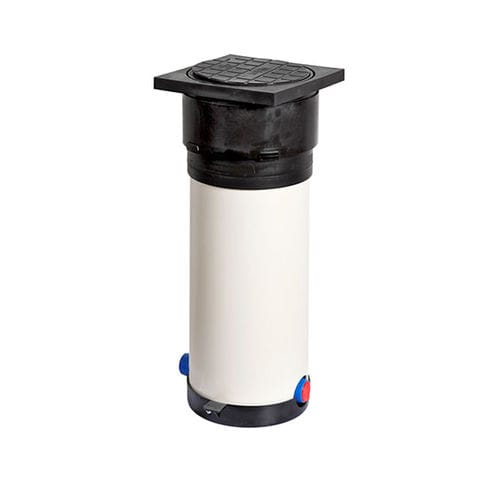Custodia portatile - EBCO - Belgicast - cilindrica / in plastica / per contatore d'acqua