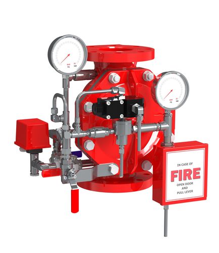 Valvola a membrana - FDV-DE series - Raphael Valves Industries (1975) Ltd - con attuatore elettrico / di controllo / per acqua