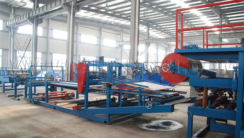 Linea di produzione per pannelli sandwich in PSE - SP-5 - Shanghai Zhongji Machinery Co.ltd - in continuo