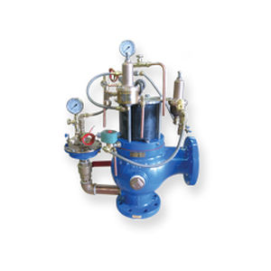 Valvola limitatrice di pressione per il trattamento delle acque grezze - A106-DL-AIR / A106-DL-ET - Singervalve - compatta / a comando pneumatico / a fungo