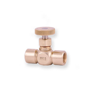 Valvola a spillo - 852-B - Singervalve - a regolazione di portata / per acqua / in ottone