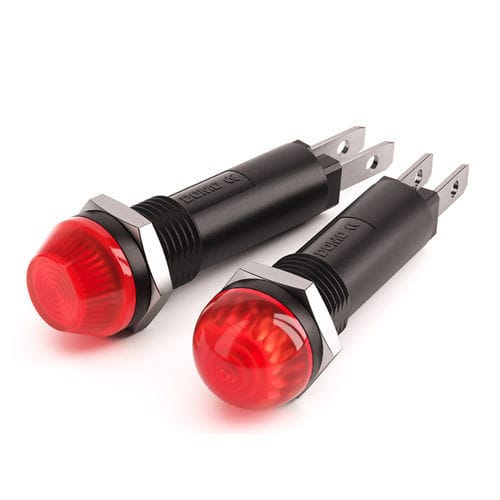 Indicatore luminoso lampeggiante - H8  - DOMO - LED / filettato / sommergibile