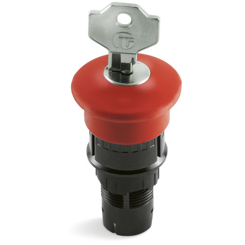 Pulsante a fungo - SH16 EPB - DOMO - di arresto di emergenza / a chiave / IP65