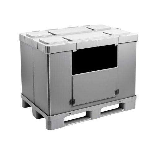 Cassa-pallet in PP - Mega-Pack 1200 Hybox - WALTHER Faltsysteme GmbH - FALTBOX - da trasporto / industriale / pieghevole