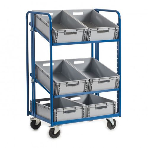 Carrello di montaggio - Neri Makina Müh. San. ve Tic. Ltd. Şti. - in acciaio / per l'industria agroalimentare / ergonomico