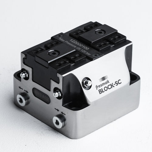 Morsa per macchina utensile - BLOCK-SC 100  - Fresmak - idraulica / autocentrante