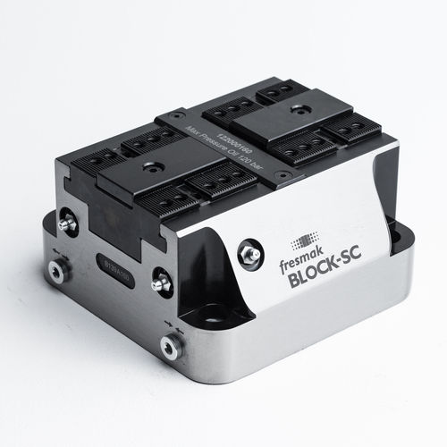 Morsa per macchina utensile - BLOCK-SC 160 - Fresmak - idraulica / autocentrante