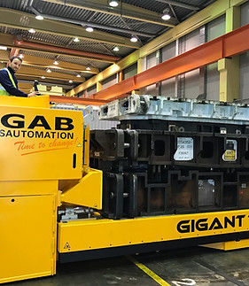 Carrello per movimentazione - WG GIGANT - AGAB Pressautomation AB - per stampi / su misura / elettrico