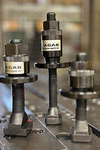 Sistema di serraggio meccanico - MC series - AGAB Pressautomation AB - di utensili per pressa / con flangia / autobloccante