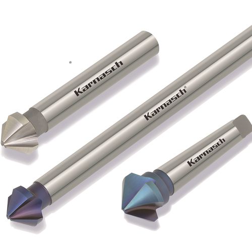 Fresa integrale - Karnasch Professional Tools GmbH - di angolo / rivestita / HSS