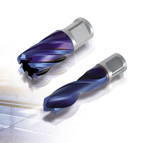 Fresa carotatrice rivestita - BLUE-DRILL LINE series, GOLD-DRILL LINE, SILVER-DRILL LINE - Karnasch Professional Tools GmbH - HSS / Weldon