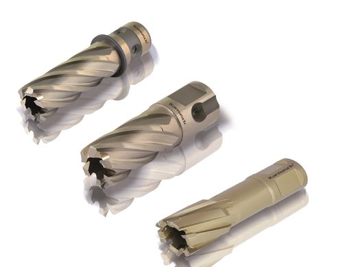 Fresa carotatrice rivestita - Hard Line - Karnasch Professional Tools GmbH - in carburo / Weldon