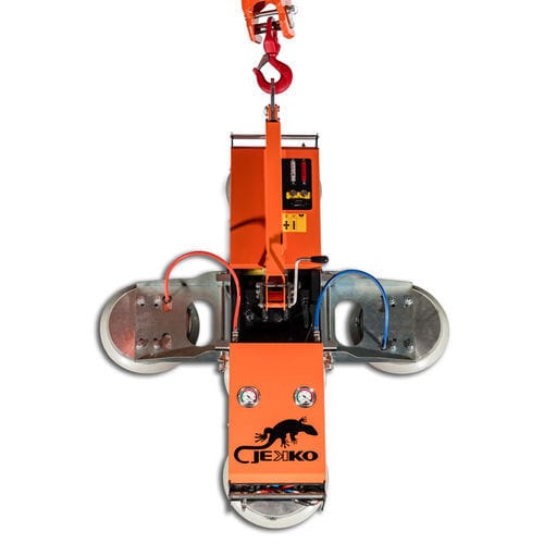 Ventosa di sollevamento a croce - JVL600 - Jekko Cranes - per lastra di vetro / a corrente alternata / elettrica
