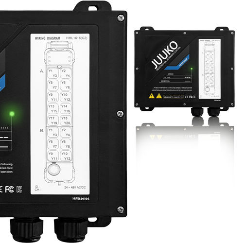 Ricevitore per telecomando radio - HML-44 - Juuko Italy - senza fili / doppia frequenza / industriale