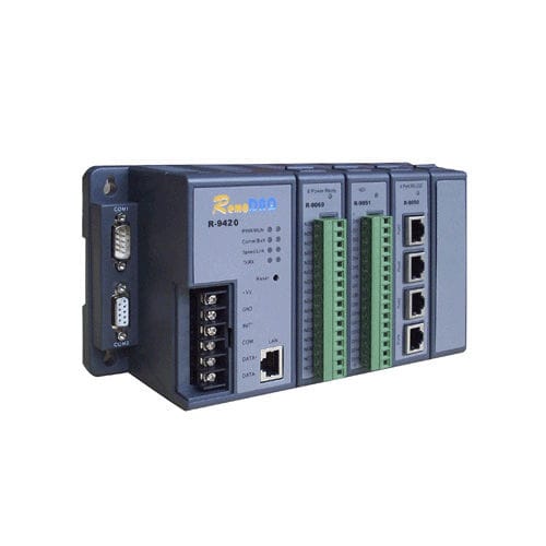 PLC su guida DIN - R-9420	 - Beijing Gemotech Intelligent Technology Co., Ltd. - con I/O integrati / Modbus TCP / su rete Ethernet