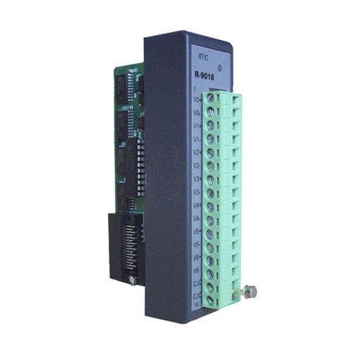 Modulo di I/O analogico - R-9018 - Beijing Gemotech Intelligent Technology Co., Ltd. - multivia / per PLC / su guida DIN