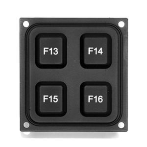 Tastiera numerica 4 tasti - KP4000 Series - CTI Electronics Corporation - ad incastro / in gomma siliconica / USB