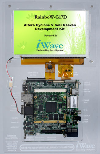 Kit di sviluppo Cyclone V SoC Qseven - iW-RainboW-G17D - iWave Systems Technologies Pvt. Ltd.
