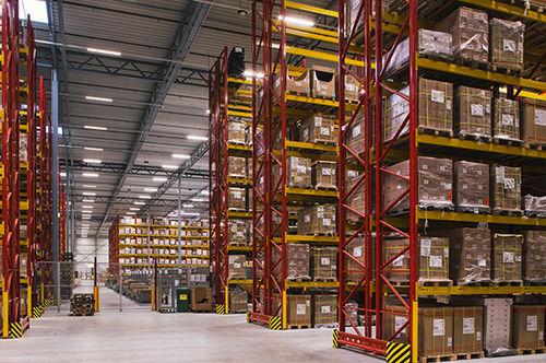 Scaffalatura per pallet - Nedcon France sas - per magazzino di stoccaggio / con ripiani / su misura