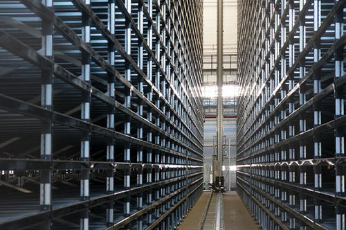 Magazzino di stoccaggio automatico verticale - Nedcon France sas - di pallets / a trasloelevatore