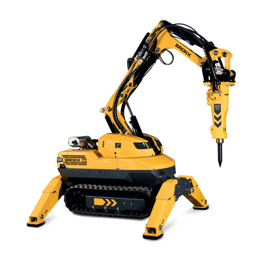 Robot di demolizione telecomandato - BROKK 120DII - Brokk - per l'industria nucleare
