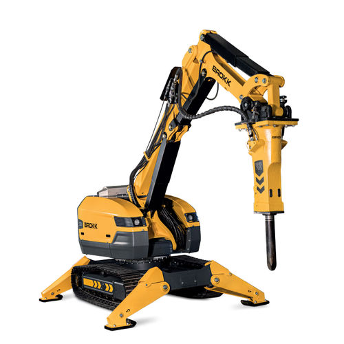 Robot di demolizione telecomandato - BROKK 520D - Brokk - compatto / per l'industria nucleare