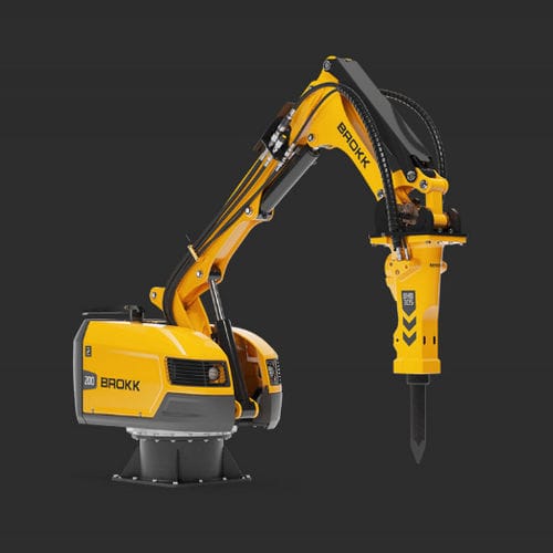 Robot di demolizione telecomandato - Brokk 200 Pedestal Boom - Brokk