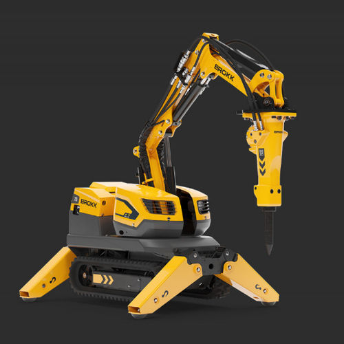 Robot di demolizione telecomandato - Brokk 70+  - Brokk - compatto