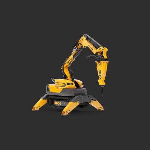 Robot di demolizione telecomandato - Brokk 130⁺ - Brokk - compatto