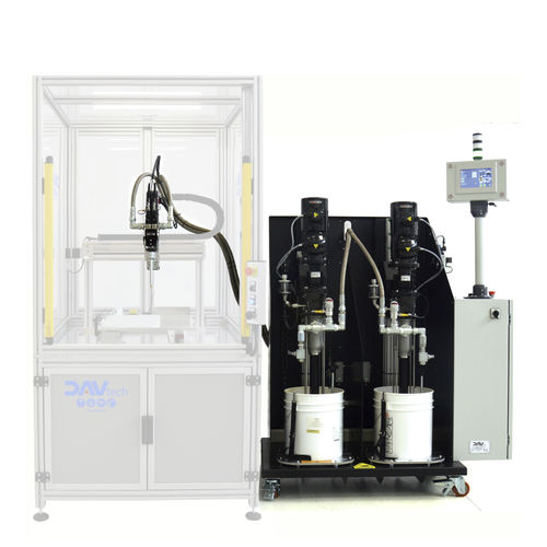 Sistema di dosaggio volumetrico - DAV TECH Srl - per pasta termica / programmabile / bicomponente