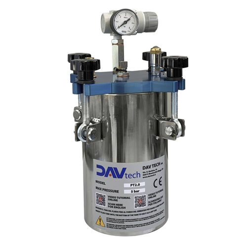 Serbatoio pressurizzato - PT2 - DAV TECH Srl - di alimentazione / per olio / per colla anaerobica