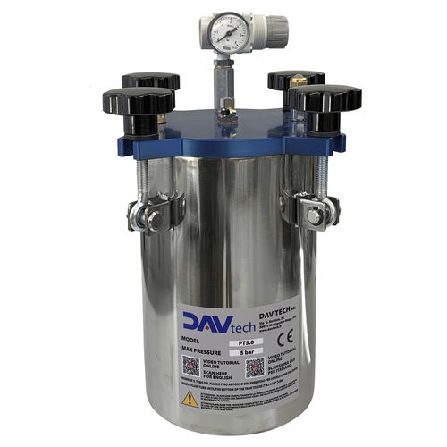 Serbatoio pressurizzato - PT5 - DAV TECH Srl - di alimentazione / per olio / per colla anaerobica