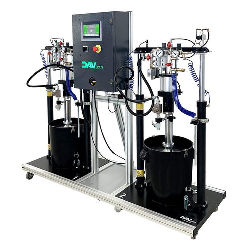 Pompa tandem - PP-50 TWIN - DAV TECH Srl - centrifuga / di adesivi bicomponenti / colla metacrilato (MMA)