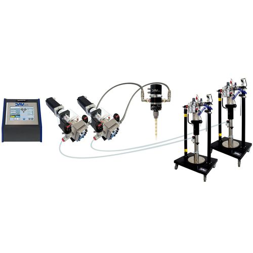 Sistema di dosaggio per colla - DAV TECH Srl - volumetrico / pneumatico / manuale