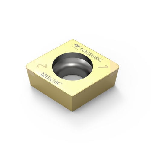 Inserto di taglio amovibile di tornitura - CCGW 09T308 - Beijing Worldia Diamond Tools Co., Ltd - CBN / per acciaio temprato / rivestito