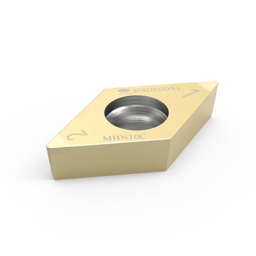 Inserto di taglio amovibile CBN - DCGW 070208 - Beijing Worldia Diamond Tools Co., Ltd - per acciaio temprato / rivestito