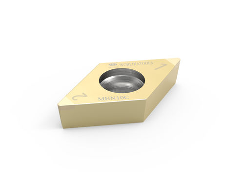Inserto di taglio amovibile di tornitura - DCGW 11T302 - Beijing Worldia Diamond Tools Co., Ltd - CBN / per acciaio temprato / rivestito