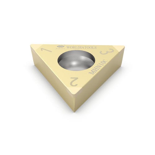 Inserto di taglio amovibile di tornitura - TCGW 090208 - Beijing Worldia Diamond Tools Co., Ltd - CBN / per acciaio temprato / rivestito