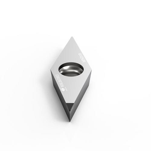 Inserto di taglio amovibile di tornitura - VCGW 160408 - Beijing Worldia Diamond Tools Co., Ltd - in PCD / per materiale non ferroso