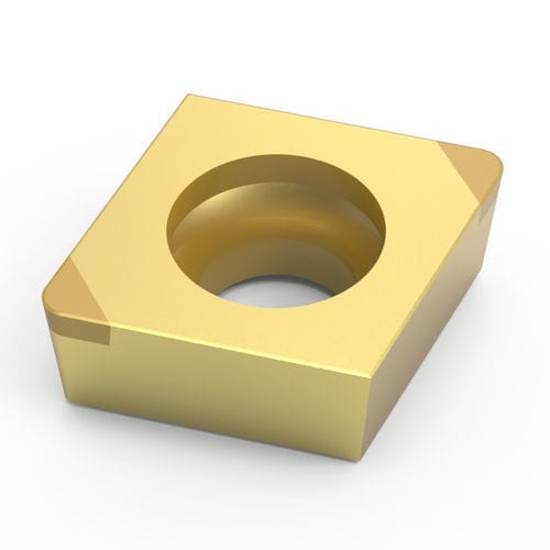 Inserto da taglio di tornitura - CCGW - Beijing Worldia Diamond Tools Co., Ltd - CBN / per acciaio / rivestimento PVD