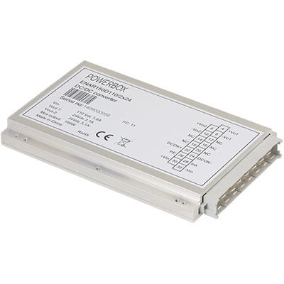 Convertitore DC/DC a doppia uscita - ENAR150D series - Powerbox - rack / per applicazioni ferroviarie / con ampia gamma di ingresso