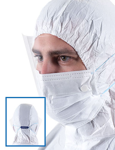 Visiera di protezione monouso - VFM210 series - BioClean - contro i prodotti chimici / medica