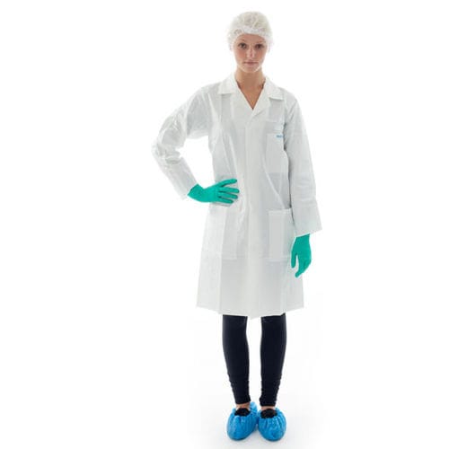 Camice corto da lavoro - BDLC series - BioClean - di tipo 6 / antistatico / per il settore medico
