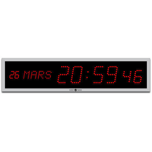 Orologio sincronizzato - LEDICA® 10.M.S - GORGY TIMING - LED / da interno / digitale