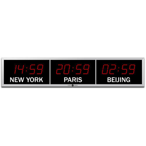 Orologio digitale - LEDI®WORLD REVERSO 7 - GORGY TIMING - LED / sincronizzato / da parete