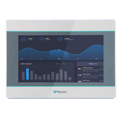 HMI con touch screen - PI3070ie - Wecon Technology Co.Ltd - ad incastro / 800 x 480 / ARM Cortex