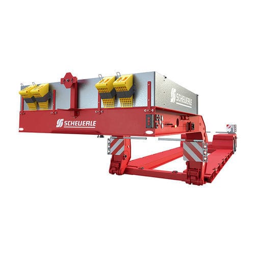 Semirimorchio porta-attrezzi - EuroCompact FL series - SCHEUERLE Fahrzeugfabrik GmbH - da cantiere / trainato / compatto