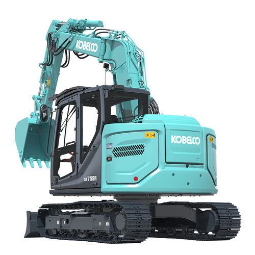 Escavatore intermedio - SK75SR-7 Side Drain - Kobelco Cranes Co., Ltd. - cingolato / diesel / per cantiere di costruzione